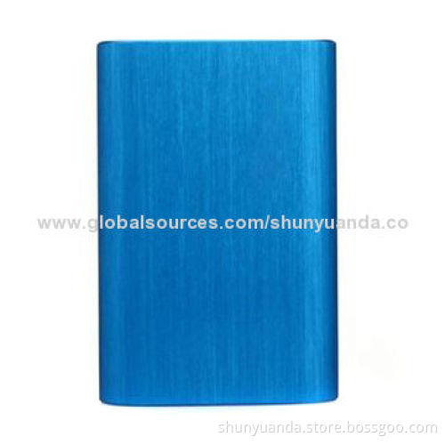 Hot 5000mAh power bank, aluminum shell shock exquisite appearance design, compact and chic